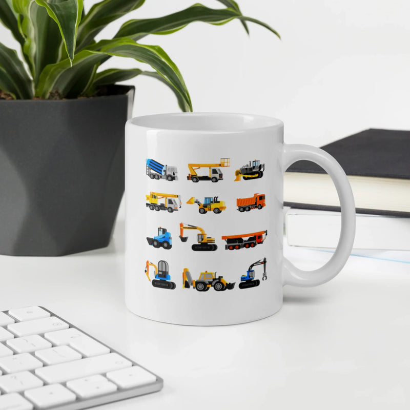 Heavy Equipment - Construction Excavator Excavation Party Presents Coffee Mug 11 oz - Panvola