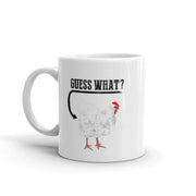 Sarcastic Gift - Guess What Chicken Butt Sarcasm Statement Ceramic Coffee Mug 11 oz - Panvola