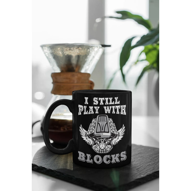 I Still Play With Blocks Mechanic Thank You Appreciation Coffee Mug 11 oz - Panvola
