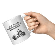 You Don’t Stop Riding When You Get Old You Get Old When You Stop Riding Motorcyclist Mug 11 oz - Panvola