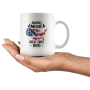 Patriotic Gifts - Making America Great Since 1959 Turning 60 Years Coffee Mug 11 oz - Panvola
