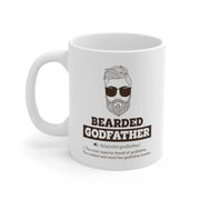 Personalized Bearded Godfather Definition Ceramic Mug 11oz - Panvola