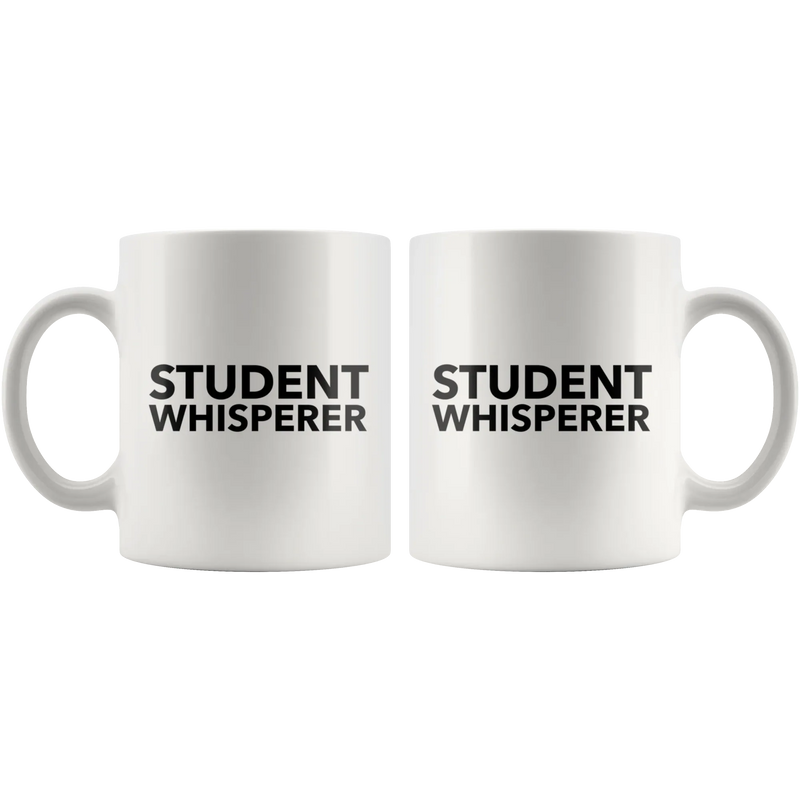 Student Whisperer Academic Dean Funny Cute Gift Idea Coffee Mug 11 oz - Panvola