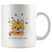Unicorn Shiba Inu Japanese Dog Unicorn Fanatics Coffee Mug Gift 11 oz.