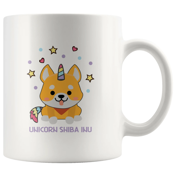 Unicorn Shiba Inu Japanese Dog Unicorn Fanatics Coffee Mug Gift 11 oz