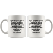 Dear Stepdaughter Thanks for Being My Stepdaughter Coffee Mug 11 oz - Panvola