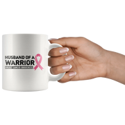 Husband of a Warrior Breast Cancer Awareness Survivor Gifts For Women Mug 11 oz - Panvola