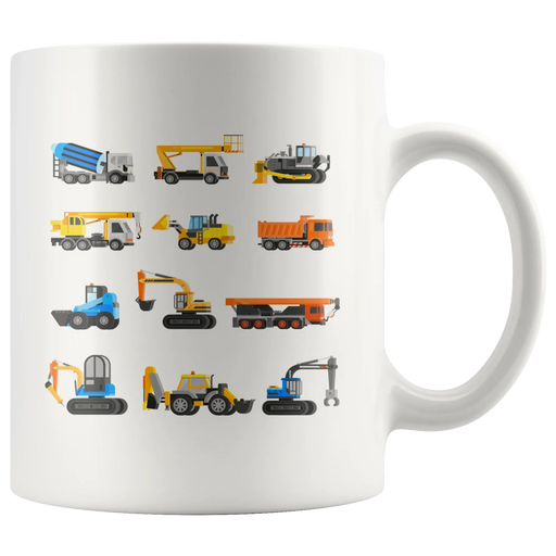 Heavy Equipment - Construction Excavator Excavation Party Presents Coffee Mug 11 oz - Panvola