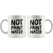 Not Paint Water Art Teacher Appreciation Gift Ceramic Coffee Mug 11 oz - Panvola