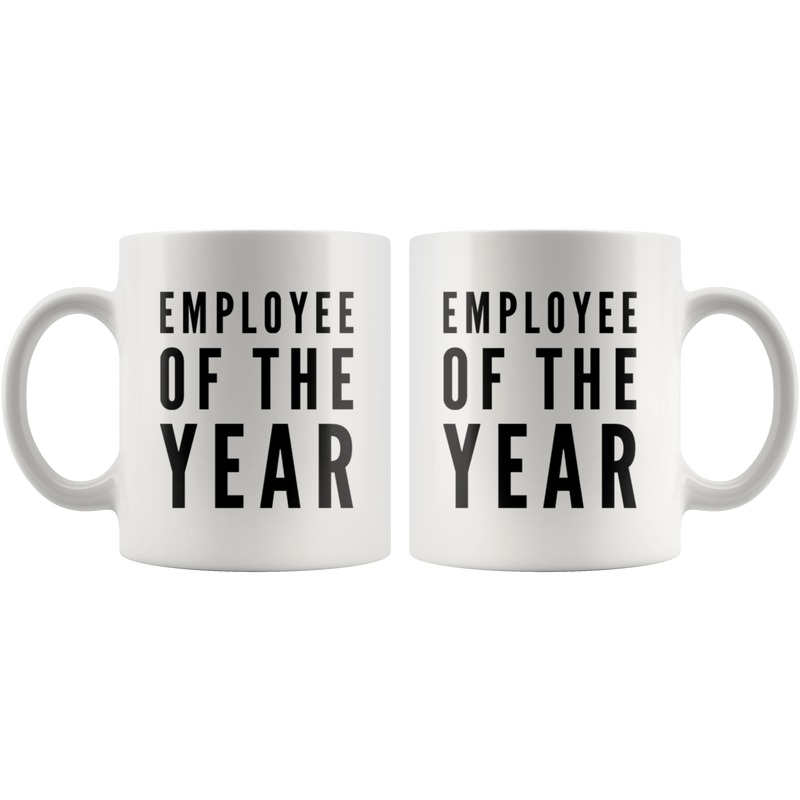 Employee Of The Year Appreciation Recognition Ceramic Coffee Mug 11 oz
