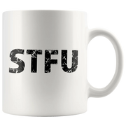 STFU Computer Based Convo Funny Gift Ceramic Coffee Mug 11 oz - Panvola