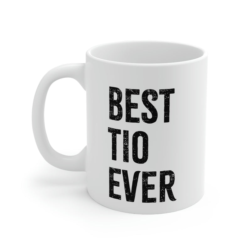 Personalized Best Tio Ever Customized Uncle Coffee Mug 11oz White