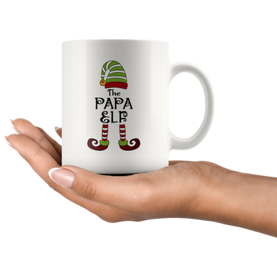 I'm The Papa Elf Group Matching Family Christmas Coffee Mug 11 oz