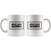 Great Dads Get Promoted to Grandpa Gift Mug 11 oz - Panvola