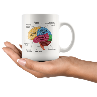 Psychology Brain Mug For Neurologist Psychologist Science Themed 11oz