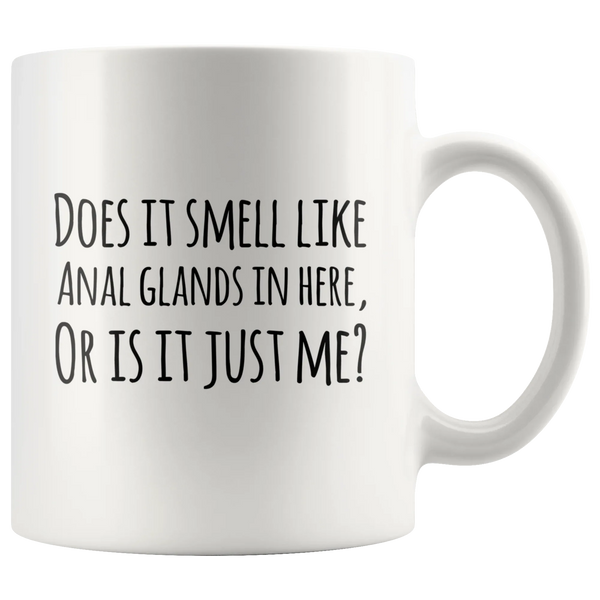 Does It Smell Like Anal Glands In Here Dog Lover Groomer Gift Mug 11oz