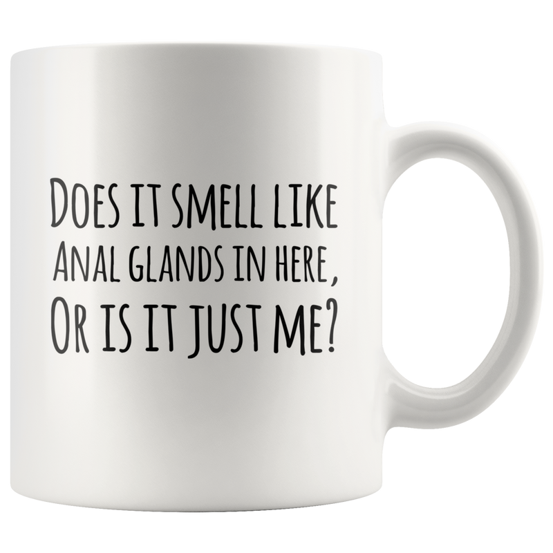 Does It Smell Like Anal Glands In Here Dog Lover Groomer Gift Mug 11oz