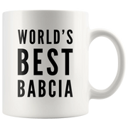 World's Best Babcia Funny Gifts For Polish Grandma Mothers Day 11 oz - Panvola