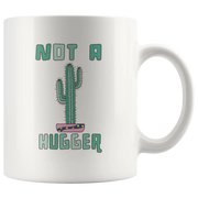 Not A Hugger Cactus Succulent Lover Gift Funny Coffee Mug 11oz - Panvola