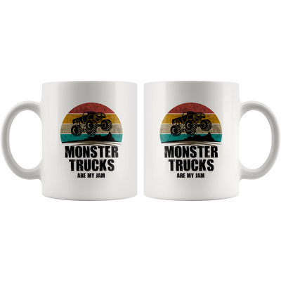Monster Trucks Are My Jam Coffee Mug 11 oz - Monster Truck for Boys