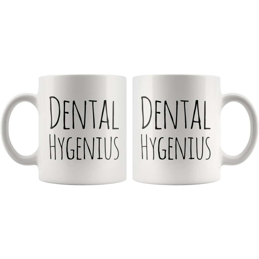 Dental Hygenius Funny Dental Hygienist Gift Ceramic Coffee Mug 11 oz, image 4 of 4