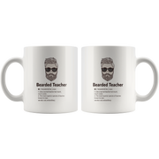 Bearded Teacher Appreciation Teachers Day Coffee Mug 11 oz.