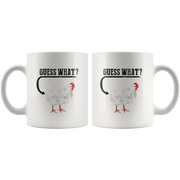Sarcastic Gift - Guess What Chicken Butt Sarcasm Statement Ceramic Coffee Mug 11 oz - Panvola