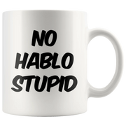 Sorry No Hablo Foreign Language Funny Coffee Mug - Panvola