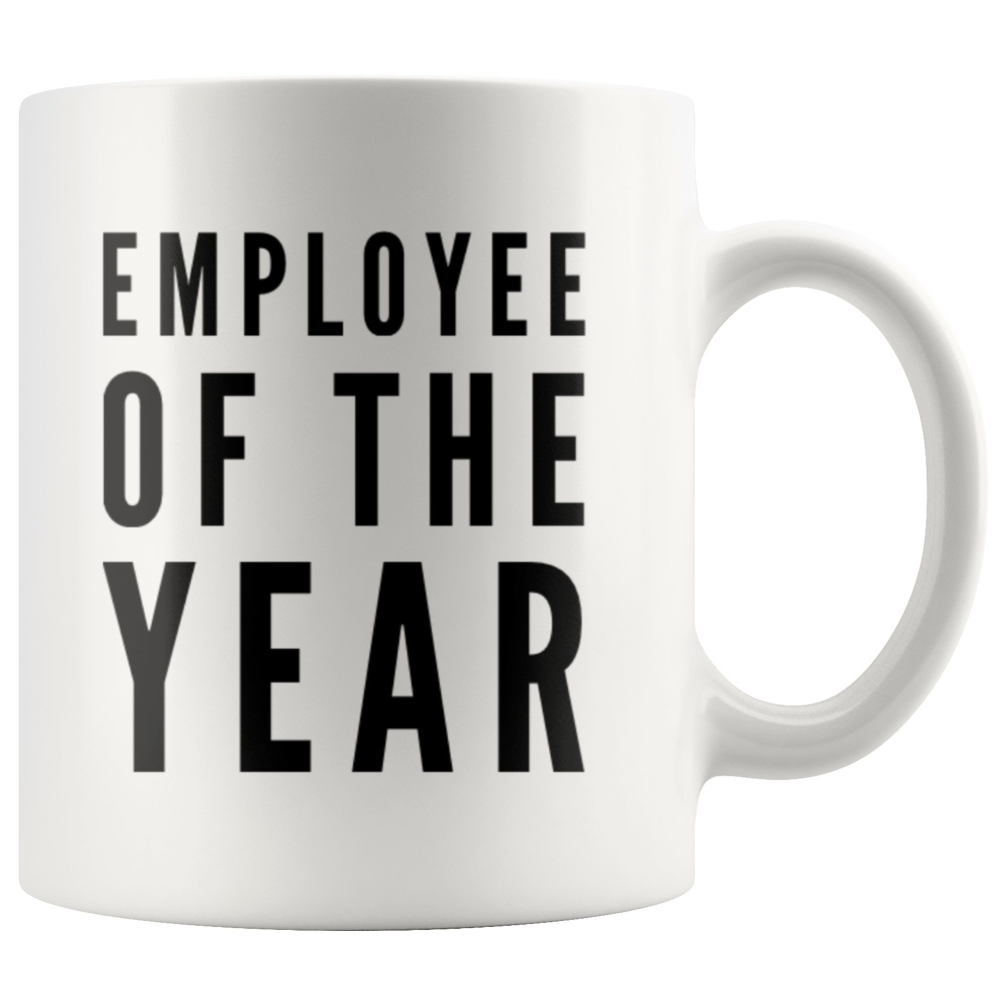 Employee Of The Year Appreciation Recognition Ceramic Coffee Mug 11 Oz ...