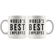 Employee Gift World's Best Employee Thank You Appreciation For Him Coffee Mug 11 oz - Panvola