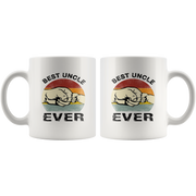 Best Uncle Ever From Niece Nephew Brother Sister Family Coffee Mug 11oz White.