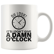Retirement Gifts - Oh Look It's I Don't Give A Damn O'clock Retired Coffee Mug 11 oz - Panvola