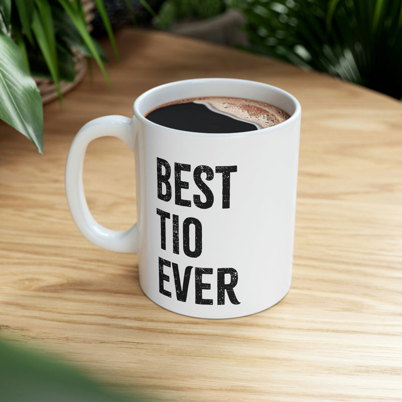 Personalized Best Tio Ever Customized Uncle Coffee Mug 11oz White