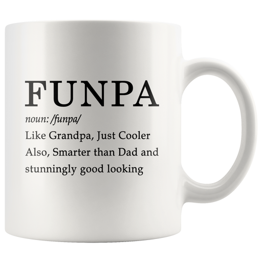 Funpa Definition Mug Grandpa Grandfather Fathers Day Coffee Mug 11oz.