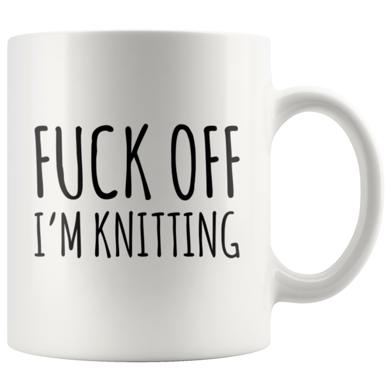 Knitting Gift F*** Off I&