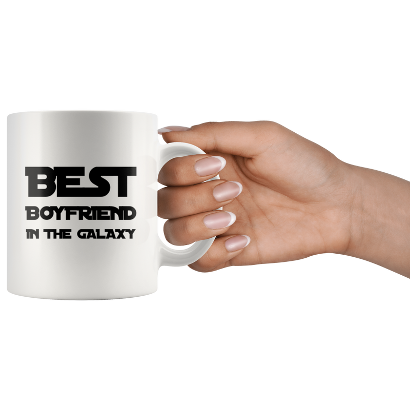 Best Boyfriend In The Galaxy Anniversary Appreciation Coffee Mug 11 oz