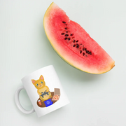 Gamer Cat Feline Game Lover Geek Gift Ceramic Coffee Mug 11 oz - Panvola