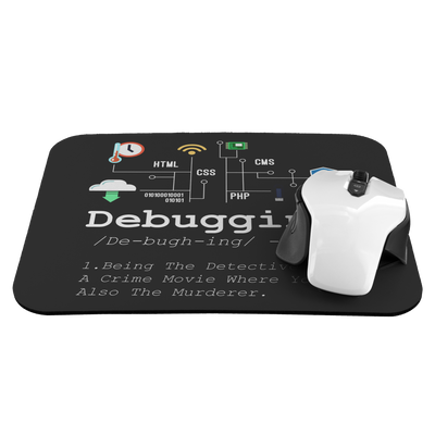 Debugging Definition Mug Funny IT Programming Coding Code Programmer Mousepad