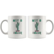 Not A Hugger Cactus Succulent Lover Gift Funny Coffee Mug 11oz - Panvola
