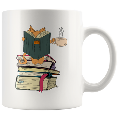 Kittens, Cats, Teas and Books Humorous Appreciation Coffee Mug 11 oz