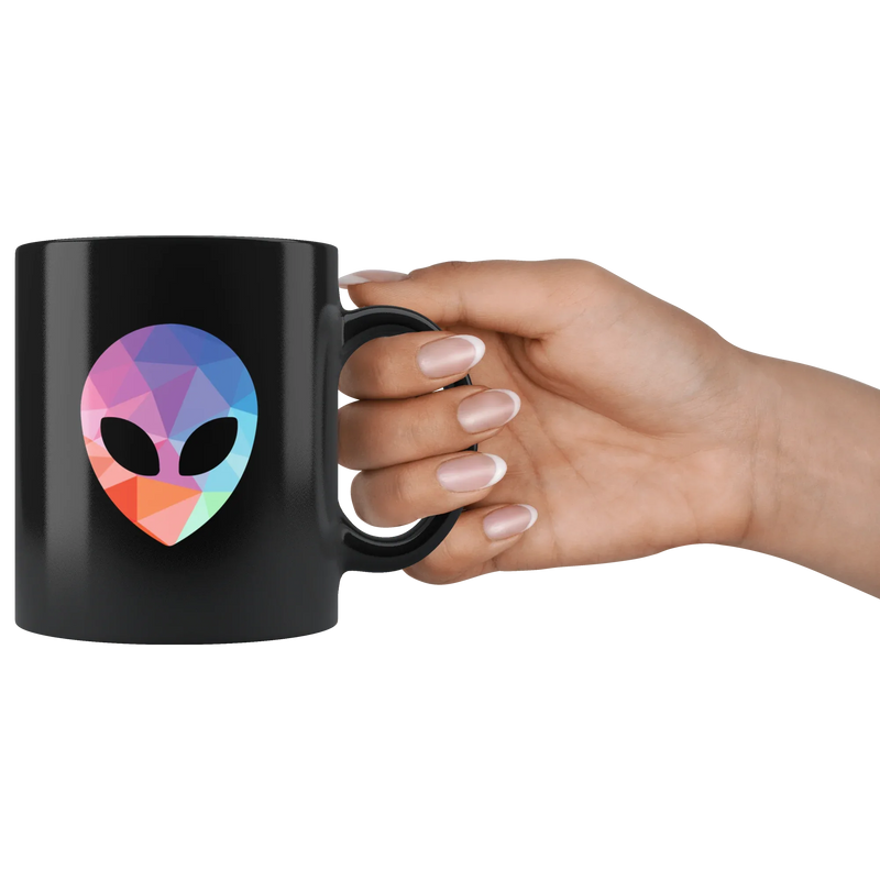 Alien Head Outer Space UFO Extraterrestrial Geek Gift Coffee Mug 11 oz - Panvola