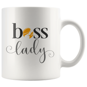 Boss Lady Mug Birthday Christmas Cool Gifts For Women Bosses Mug 11 oz.