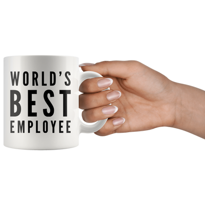 Employee Gift World's Best Employee Thank You Appreciation For Him Coffee Mug 11 oz