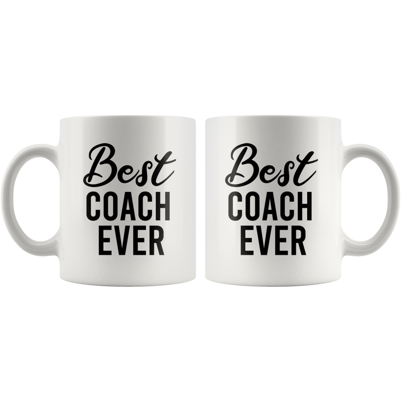 Best Coach Ever Sports Gym Instructor Ceramic Coffee Mug 11oz.