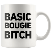 Sarcastic Gifts - Basic Bougie Bitch Adult Sarcasm Humorous Coffee Mug 11 oz - Panvola