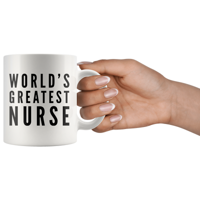 World's Greatest Nurse Gift Coffee Mug 11 oz