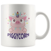 Piggy Corn Kawaii Pig Unicorn Fans Magical Creature Coffee Mug 11 oz.