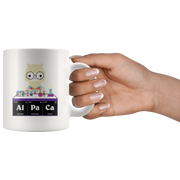 Alpaca Periodic Table Elements Chemistry Gift Coffee Ceramic Mug 11 oz.