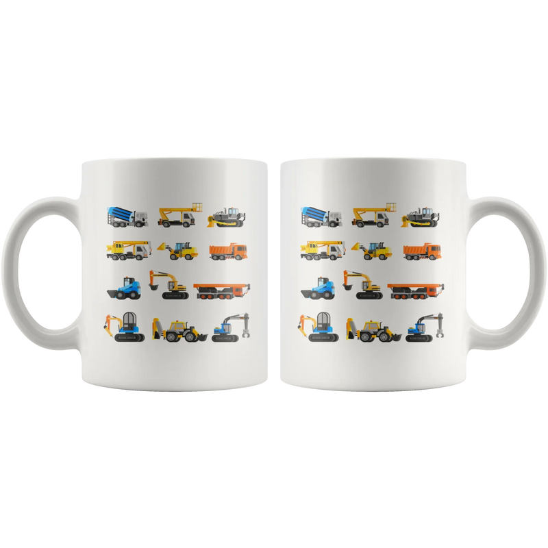 Heavy Equipment - Construction Excavator Excavation Party Presents Coffee Mug 11 oz - Panvola