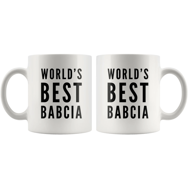 World's Best Babcia Funny Gifts For Polish Grandma Mothers Day 11 oz - Panvola